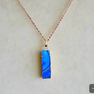 Blue Quartz Necklace!